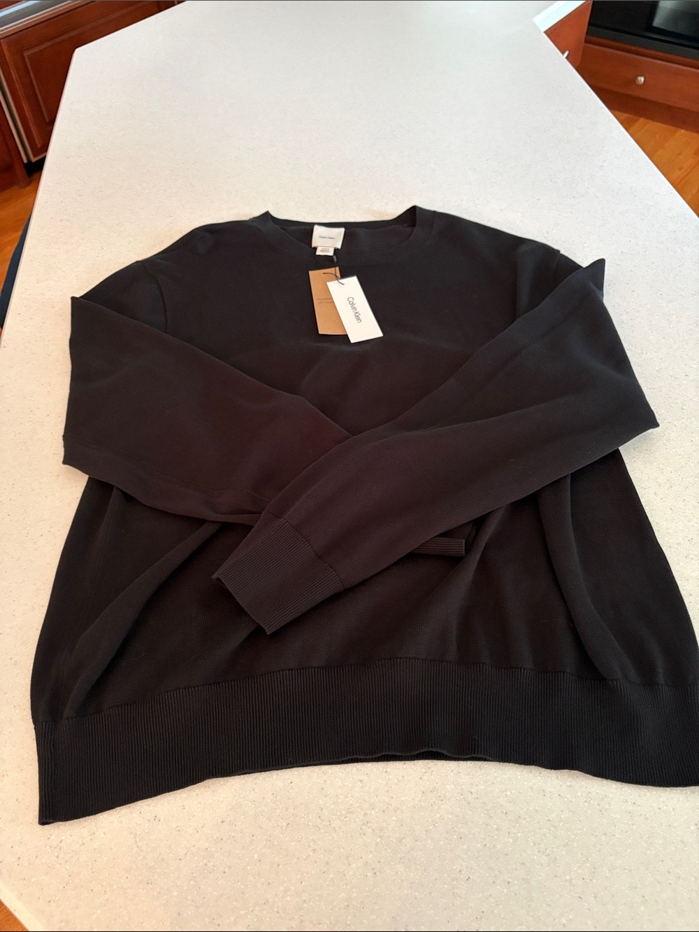 Calvin Klein Black Crewneck Sweater